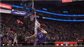 ▲南斯（Larry Nance Jr.）的火鍋把比賽帶進延長賽。（圖／翻攝自Chaz NBA YT）