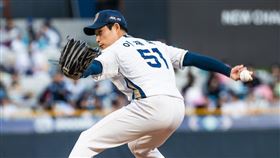 ▲NC恐龍投手李在學。（資料照／取自NC恐龍FB）