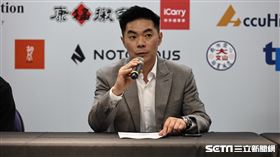 ▲台鋼獵鷹總教練劉孟竹出席賽後記者會。（圖／記者劉彥池攝影）