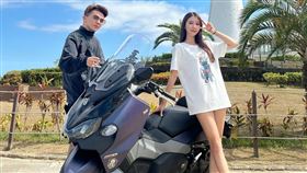 ▲孫生（左）和電豹女成員Wendy（右）交往中。（圖／翻攝自 wendy IG）