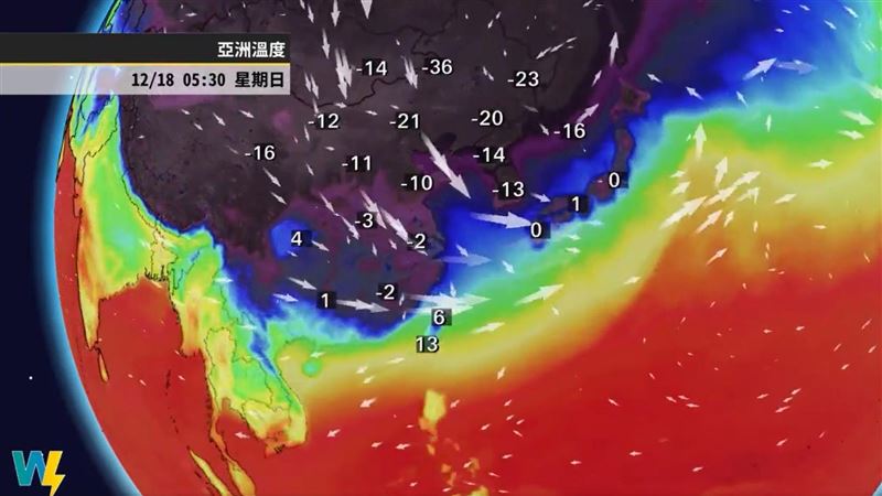 今寒流襲台「氣溫像下樓一樣」專家：探底