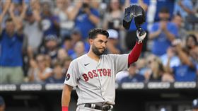 ▲紅襪隊17日將當家一壘手荷斯莫（Eric Hosmer）指定讓渡。（圖／美聯社／達志影像）