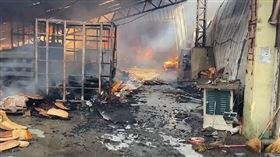 大雅木材工廠火警 甲苯 塑膠 黑煙