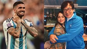 蒂尼曾與成龍合作還親暱同框合影。（圖／翻攝自tinistoessel IG）