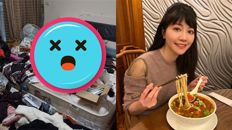 正妹房廚餘躺滿床照瘋傳　網點名高嘉瑜