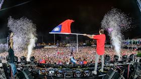 曾與蔡依林合作的瑞典電音王子Alesso多次來台參加。（圖／Ultra Taiwan提供）