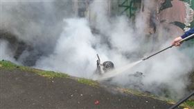 番路鄉,嘉義縣,159縣道,騎士自撞,機車起火