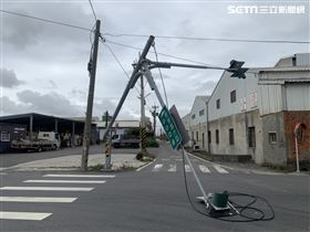 彰化電線桿（圖/翻攝畫面）