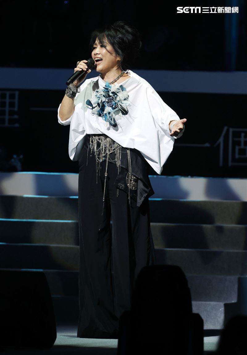 齊豫、潘越雲「回聲ECHOES BACK﹣2022演唱會」。（記者邱榮吉/攝影）