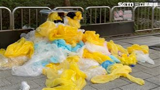 臺北馬拉松今開跑　民眾不甩提醒亂丟雨衣