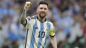 ▲梅西（Lionel Messi）生涯獨缺世界盃冠軍，在世足最後一舞，將率阿根廷拚隊史第3冠。（圖／美聯社／達志影像）