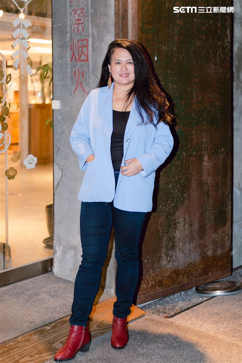 陳潔瑤三立新聞網專訪。 （圖／記者楊澍攝影）