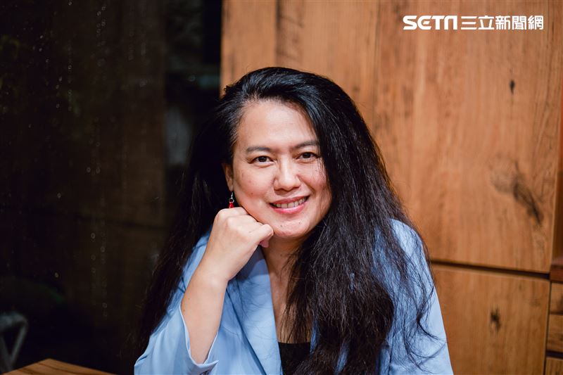 陳潔瑤三立新聞網專訪。 （圖／記者楊澍攝影）