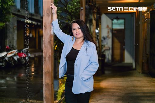 陳潔瑤三立新聞網專訪。 （圖／記者楊澍攝影）