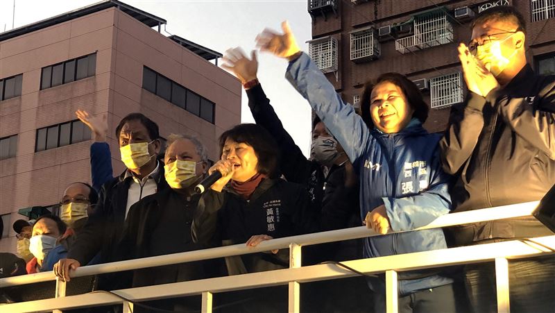 黃敏惠連任　感謝市民團結籲中央重視民意