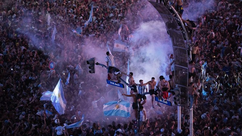 多圖／阿根廷奪冠「200萬人癱瘓首都」