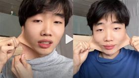 真人版魯夫？男甩肉60kg「臉皮竟能伸縮10公分」　Q彈畫面全場嚇傻