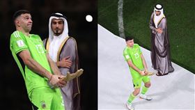 阿根廷隊,Emiliano Martinez,馬丁尼茲,金手套獎,法國人（圖／翻攝自推特「ゼロ次郎　@zerojirou」）