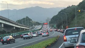 夕陽,塞車,國道,車子,開車,高公局 （示意圖／資料照）