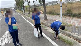 雲林虎尾，台中10歲沈姓男童，飛毛腿，10公里路跑衝過頭，變21公里半馬，拖鞋(圖／翻攝畫面)