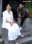 「花路阿朱媽」何書銘（導演）、洪慧芳（女主角）。（記者邱榮吉/攝影）