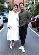 「花路阿朱媽」何書銘（導演）、洪慧芳（女主角）。（記者邱榮吉/攝影）