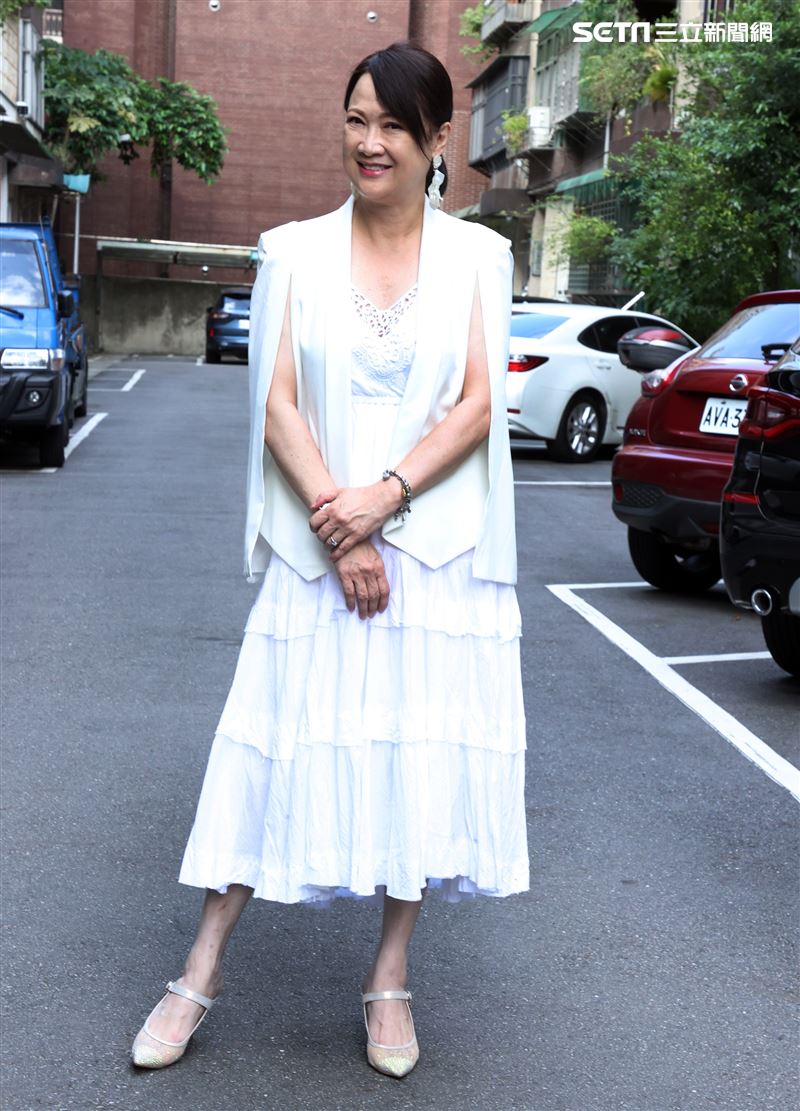 「花路阿朱媽」洪慧芳（女主角）。（記者邱榮吉/攝影）