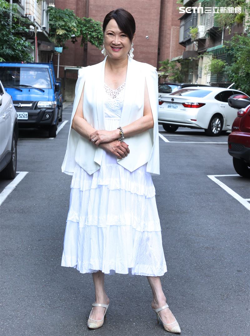 「花路阿朱媽」洪慧芳（女主角）。（記者邱榮吉/攝影）