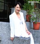 「花路阿朱媽」洪慧芳（女主角）。（記者邱榮吉/攝影）