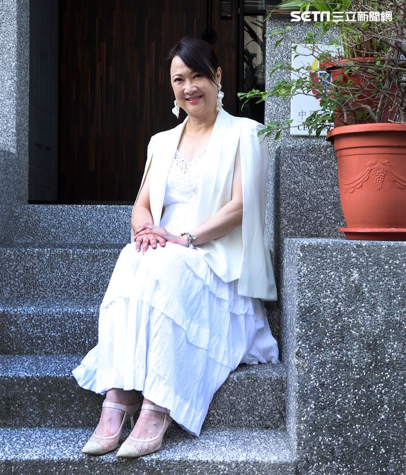 「花路阿朱媽」洪慧芳（女主角）。（記者邱榮吉/攝影）