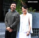 「花路阿朱媽」何書銘（導演）、洪慧芳（女主角）。（記者邱榮吉/攝影）