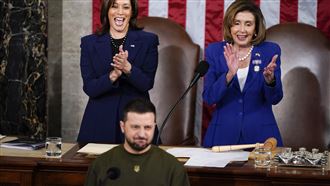 澤倫斯基演說　美參眾議員起立拍手3分鐘