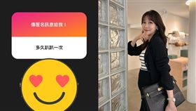 ▲張若妤在社群玩匿名問答，粉絲直接開啟深夜話題。（圖／翻攝自張若妤IG）