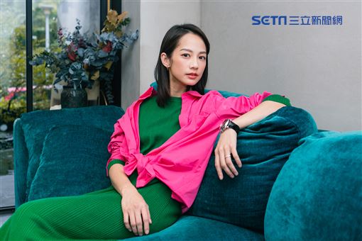 簡嫚書三立新聞網專訪。 （圖／記者楊澍攝影）