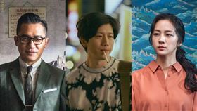  《該死的阿修羅》莫子儀、《風再起時》梁朝偉翻攝自風再起時臉書、《分手的決心》湯唯。（圖／希望行銷提供）