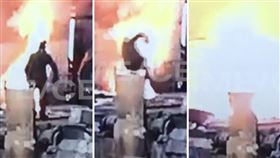 鋼鐵廠,維修,哈薩克,工廠,工人,熔爐（圖／翻攝自Telegram）