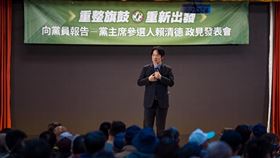 賴清德向黨員報告政見發表會在南投（圖／翻攝自賴清德臉書）