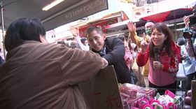 吳怡農赴南京、武昌市場拜票阮昭雄陪同