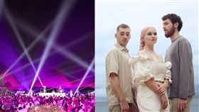 Clean Bandit埃及Live表演秀實況。（圖／翻攝自Clean Bandit IG）