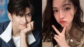 ▲張雲龍與鍾楚曦兩人被爆出因戲生情。（圖／翻攝自微博）