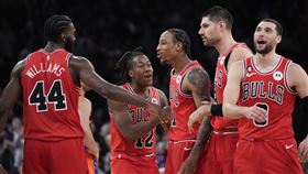 ▲德羅森（DeMar DeRozan）絕殺尼克。（圖／美聯社／達志影像）