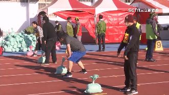 獨／60米沙包賽　為搶「清潔人員」職缺