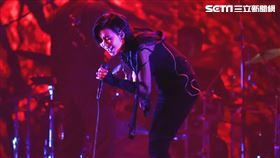 安溥在小巨蛋開唱。（圖／記者邱榮吉攝影）