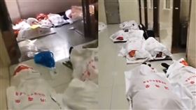 中國暴增「白布遺體」、消毒單。（圖／翻攝自方舟子推特）