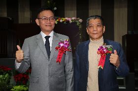 何勝豐潘一全連任南投縣議會正副議長