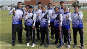 ▲射箭亞洲盃台灣隊勇奪反曲弓女團、混雙金牌。（圖／中央社）