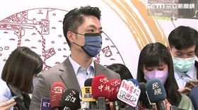 蔣萬安市長透過廣播系統跟市府同仁致意