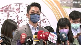 蔣萬安市長透過廣播系統跟市府同仁致意