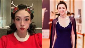 章子怡21日出席澳門國際電影節，仙氣飄逸薄紗低胸禮服驚豔全場。（圖／翻攝自章子怡工作室微博）