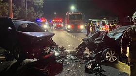 台南,車禍,對撞,女童,酒駕,逆向,休旅車,受困,顱內出血